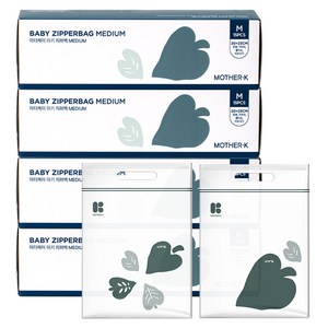 마더케이 아기 지퍼백, Medium, 4개