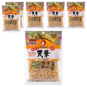 오타후쿠 이카텐 텐까스 오징어맛 우동 후레이크, 50g, 6개