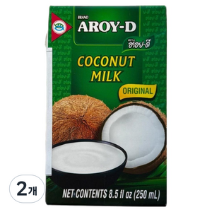 아로이디 코코넛밀크, 250ml, 2개
