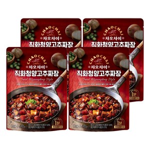 차오차이 직화 청양고추 짜장, 180g, 4개