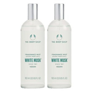 더바디샵 로 후레그런스 바디미스트 화이트 머스크, 100ml, 2개