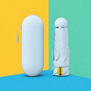 준성 초경량 머쉬룸 5단 암막 우양산 자외선 UV 차단 + 파우치 세트