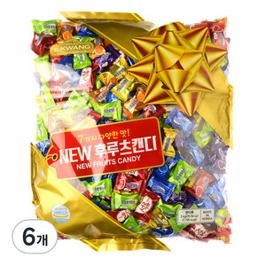 일광제과 뉴 후루츠 캔디 7가지맛, 2kg, 6개