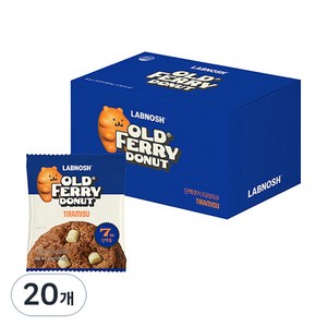 랩노쉬 올드페리도넛 단백쿠키 티라미수, 40g, 20개