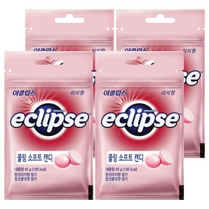 이클립스 쿨링 소프트 캔디 리치향, 45g, 4개