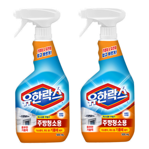 유한락스 주방청소용, 500ml, 2개