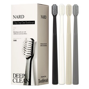 나드 2단계 미세모 딥클린 칫솔, 12개입, 1개