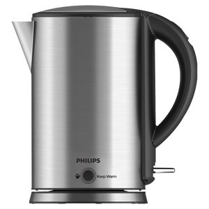 필립스 무선 전기포트 비바 컬렉션 시리즈 1.7L 메탈 실버