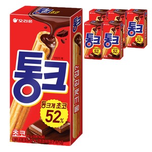 오리온 통크 초코, 45g, 6개