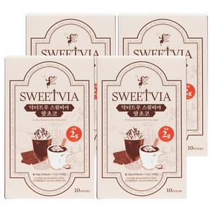 스윗비아 닥터트루 핫초코, 13.5g, 10개입, 4개