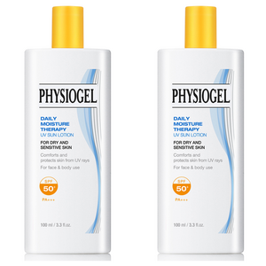 피지오겔 데일리 모이스쳐 테라피 유브이 썬 로션 SPF50+ PA+++, 100ml, 2개