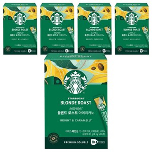 스타벅스 블론드 로스트 아메리카노 원두커피스틱, 1.1g, 10개입, 5개