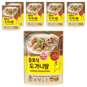 오뚜기 종로식 도가니탕, 500g, 6개
