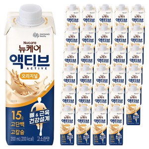 뉴케어 정품 액티브 오리지널, 200ml, 72개