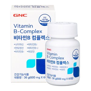 GNC 비타민B 컴플렉스, 60정, 1개