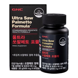 GNC 울트라 쏘팔메토 포뮬라, 30g, 1개