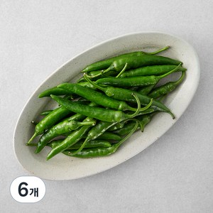 국내산 청양고추, 300g, 6개