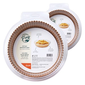 프로그 에어프라이 접시형 종이호일, 16cm, 40개입, 2개