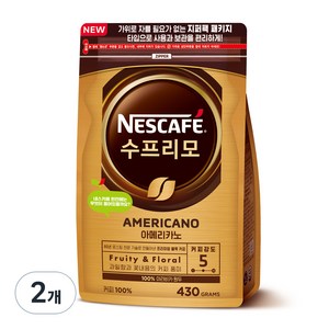 네스카페 수프리모 아메리카노 리필, 430g, 1개입, 2개