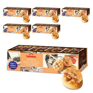 타타와 사과잼쿠키 60p, 600g, 6개