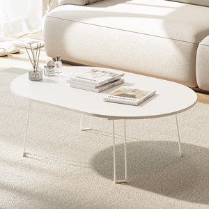 코멧 홈 국내생산 7파이 타원형 접이식 테이블