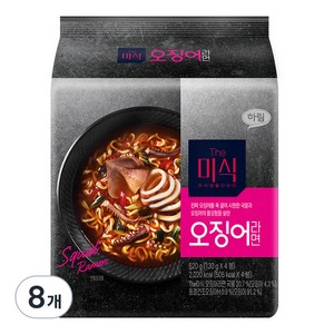 더미식 오징어라면 130g, 8개