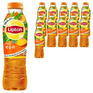 립톤 아이스티 복숭아, 500ml, 12개