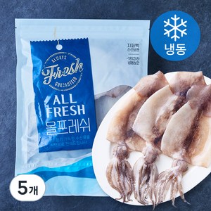 김씨밥 손질 오징어 (냉동), 500g, 5개