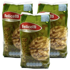 펠리체티 유기농 푸질리, 500g, 3개