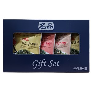 대표 미스 김자반 3가지맛 40g x 4개입 선물세트, 1세트