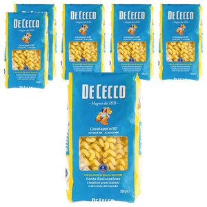 데체코 파스타면 카바타피, 500g, 6개