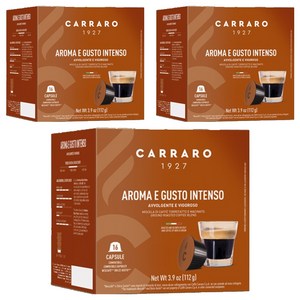 까라로 돌체구스토 호환 캡슐 인텐소, 7g, 16개입, 3개