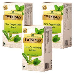 트와이닝 페퍼민트 티백, 2g, 25개입, 3개