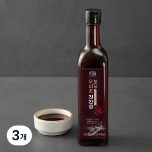 담가 우리콩 진간장, 420ml, 3개