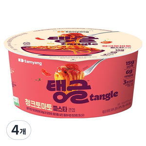 tangle 큰컵 청크토마토 파스타, 105g, 4개