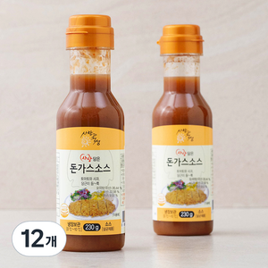 사랑과정성 사랑담은 돈가스소스, 230g, 12개