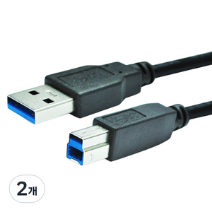 저스트링크 디옵텍 USB 3.0 A B 프린터 케이블 블랙