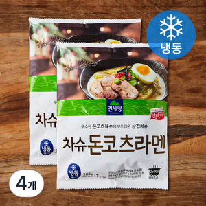 면사랑 차슈돈코츠라멘 1인분 (냉동), 285g, 4개