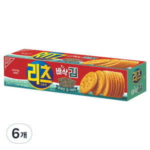 리츠 크래커 바삭김, 73g, 6개