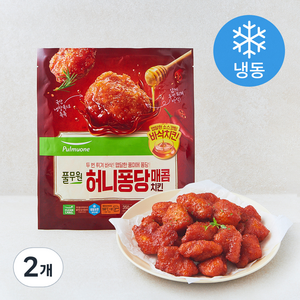 풀무원 허니퐁당 매콤치킨 (냉동), 350g, 2개
