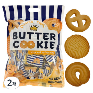 데니쉬 버터쿠키, 800g, 2개