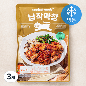 쿠캣 납작막창 (냉동), 250g, 3개