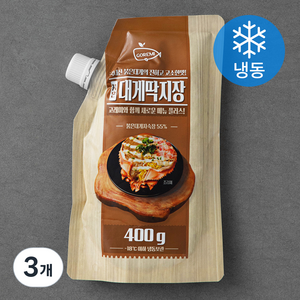 고래미 붉은대게딱지장 (냉동), 400g, 3개