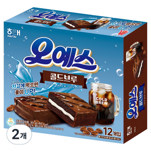 해태제과 오예스 콜드브루, 363g, 2개