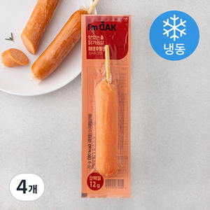 아임닭 맛있는 닭가슴살 매운후랑크 소시지 꼬치 (냉동), 70g, 4개