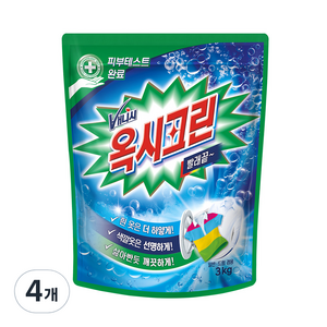 옥시크린 분말형 표백제 3kg, 4개