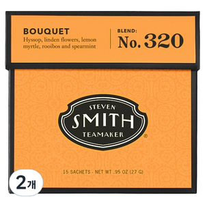 스티븐스미스티메이커 320 부케 허브차, 15개입, 1.8g, 2개