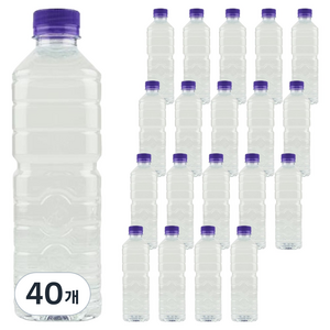 에이수 알칼리수 무라벨, 500ml, 40개