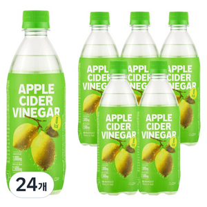 클룹 애사비소다 레몬비니거 제로, 500ml, 24개
