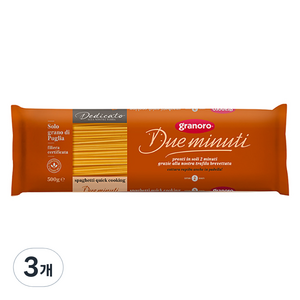 그라노로 데디카토 2분 스파게티, 500g, 3개